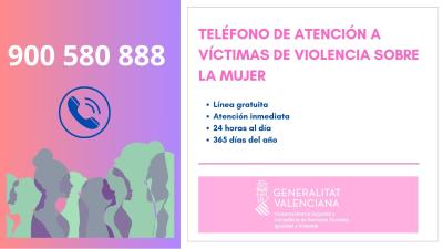 El telèfon d’atenció a víctimes de violència sobre la dona ha atés un milió de telefonades des de la seua creació